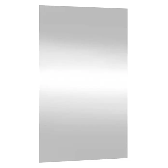 vidaXL Wandspiegel Silber 40 x 0.4 x 60 cm Glas -  - Rechteckiger Spiegel mit einer glatten, reflektierenden Oberfläche.