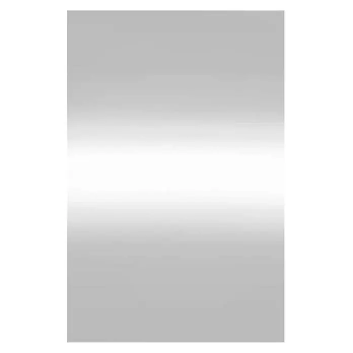 vidaXL Wandspiegel Silber 40 x 0.4 x 60 cm Glas -  - Graues Paneel mit heller horizontaler Reflexion.
