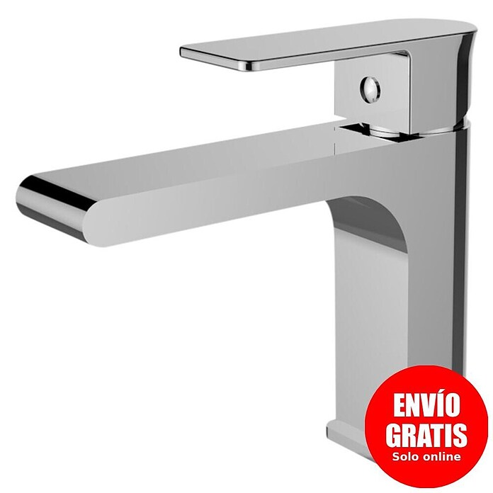 Grifo de lavabo Yukon (Cromo, Brillante) | BAUHAUS