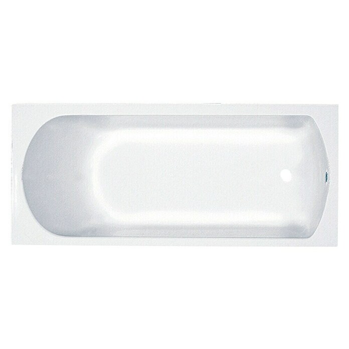 Camargue Arles Badewanne (L x B: 170 x 75 cm, Sanitäracryl, Weiß)