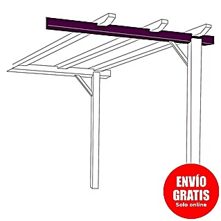 Nortene Listón de madera para pérgola (L x An x Al: 200 x 9 x 4,5 cm, Pino)
