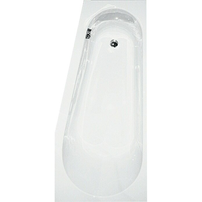 Camargue Badewanne Miramas (Rechtsseitig, 160 x 75 cm, Sanitäracryl)