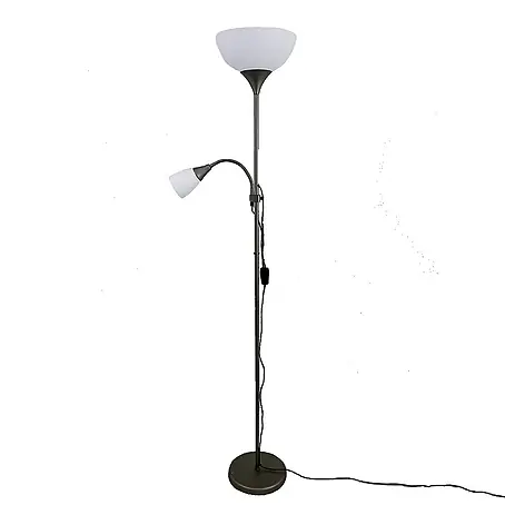 DAPO  LED-Deckenfluter Stehleuchte Kora titan mit Leseleuchte