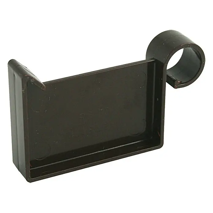 Marley Kastenrinnenendstück - Nennweite: 70 mm, Kunststoff, Braun, Universal - Braune Kunststoffhalterung, perfekt zum Aufhängen von Gegenständen. Ideal für die Organisation von Werkzeugen.