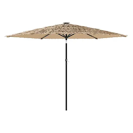 vidaXL Sonnenschirm mit Stahlmast Braun 288x288x225 cm