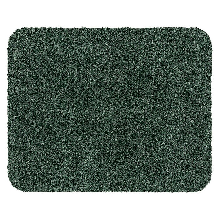 Astra Schmutzfangmatte entra SAUGSTARK (Uni, Grün, 60 x 75 cm, Material Nutzschicht: 100 % Baumwolle)