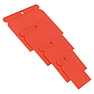 Set plastičnih lopatk (Rdeča, 4 kos, Plastika)