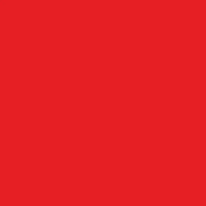Liquitex Basics Acrylfarbe - Kadmiumrot mittel, 22 ml - Einfarbiger roter Farbmuster.