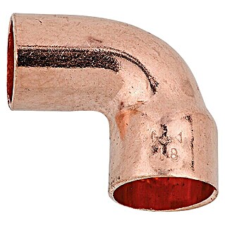 Kupfer-Winkel 5092 IA (Durchmesser: 12 mm, 90 °, Muffe mit Einsteckstück)
