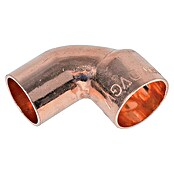 Kupfer-Winkel 5092 IA (Durchmesser: 15 mm, 90°, Muffe mit Einsteckstück)