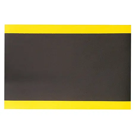 Proregal  Gummimatte Anti-Ermüdungsmatte COMFORT 91x150cm Schwarz/Gelb