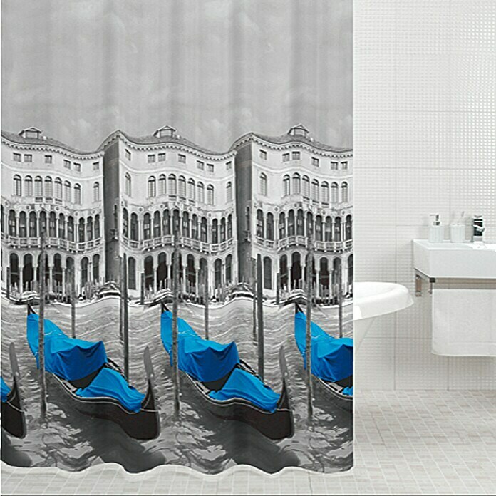 hersenen versneller samenwerken Venus Douchegordijn, textiel Venice (240 x 200 cm, 100% Polyester) | BAUHAUS