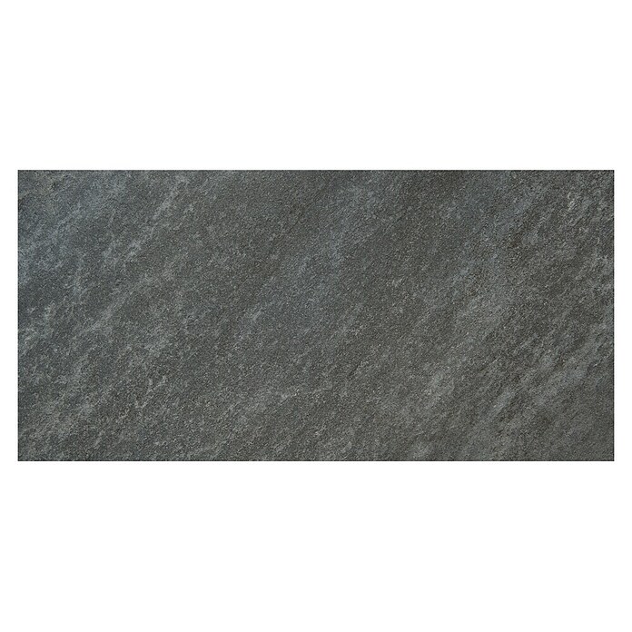 Keramische tegel Skiffer (30 x 60 cm, Antraciet, Geglazuurd)