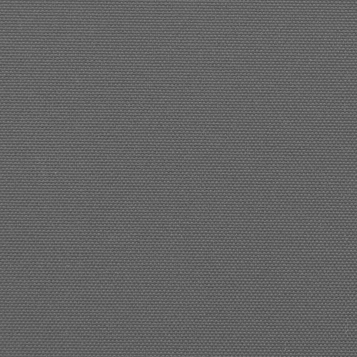 vidaXL ausziehbare Seitenmarkise Anthrazit 500 x 220 cm Polyester -  - Dunkelgrauer gewebter Stoff mit einer subtilen Leinwandstruktur.