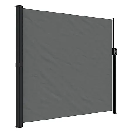 vidaXL ausziehbare Seitenmarkise Anthrazit 500 x 180 cm Polyester
