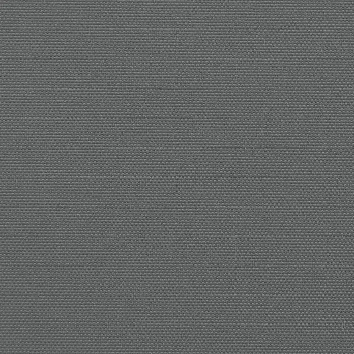 vidaXL Seitenmarkise Ausziehbar Anthrazit 180x1200 cm -  - Dunkelgraue, fein gewebte Leinwandstofftextur.