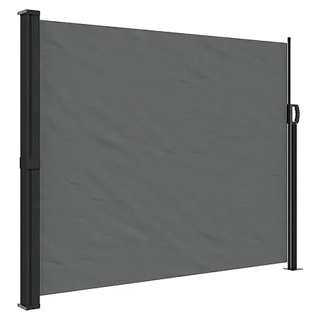 vidaXL einziehbare Seitenmarkise Anthrazit 300 x 160 cm Polyester