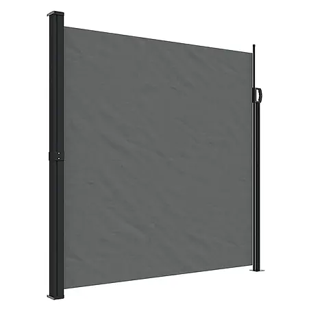 vidaXL einziehbare Seitenmarkise Anthrazit 300 x 200 cm Polyester