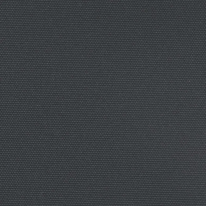 VidaXL Klemmmarkise - Schwarz, Breite: 3 m, Ausfall: 3 m - Nahaufnahme von dunkelgrauem, gewebtem Stoff mit deutlicher Textur.