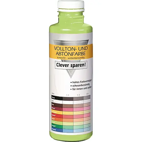 Bricoflor  Vollton- & Abtönfarbe 500 ml Pistazie, innen und außen