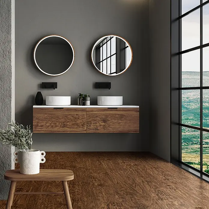 ML-Design Vinylboden Klickvinyl Classic Akazie 3,08m²/14 Dielen 4,2mm Trittschalldämmung - Braun