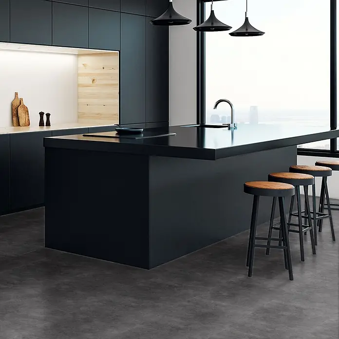 ML-Design Vinylboden Klickvinyl 1,86m²/10 Dielen, Zement Dunkel - Zement Dunkel, Sonstige, 615 x 310 x 4,2 mm