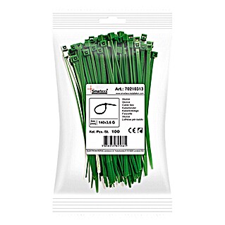 Voltomat Kabelbinders (Groen, 140 x 3,6 mm, 100 st.)
