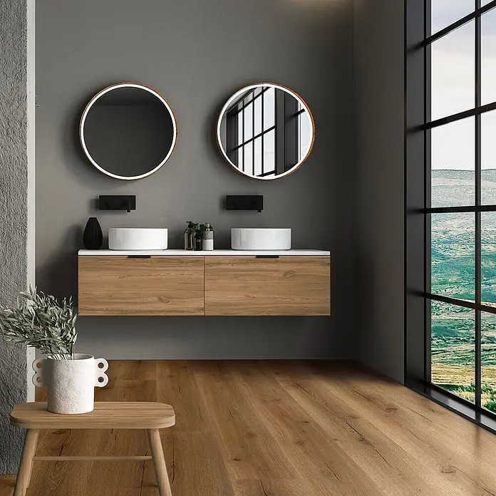 ML-Design Vinylboden Klickvinyl 4,62m² / 21 Dielen, 4,2mm Dicke - Eiche Rustikal, Landhausdiele, 1.220 x 180 x 4,2 mm