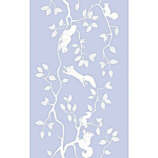D-c-fix Static Premium Glasfolie (150 x 45 cm, Weiß, Pineview, Statisch haftend)