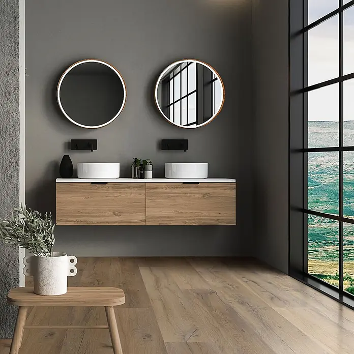 ML-Design Vinylboden Klickvinyl 6,16m² / 28 Dielen, 4,2mm Dicke - Eiche Rustikal Hell, Landhausdiele, 1.220 x 180 x 4,2 mm