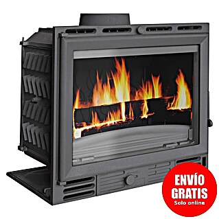 Hogar de leña 600 (8 kW, Volumen de calefacción: 200 m³, Antracita)