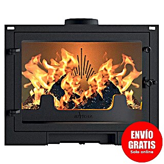 Invicta Hogar de leña 700 Elio (An x Al: 69,2 x 53,4 cm, 8 kW, 100 m², Antracita)