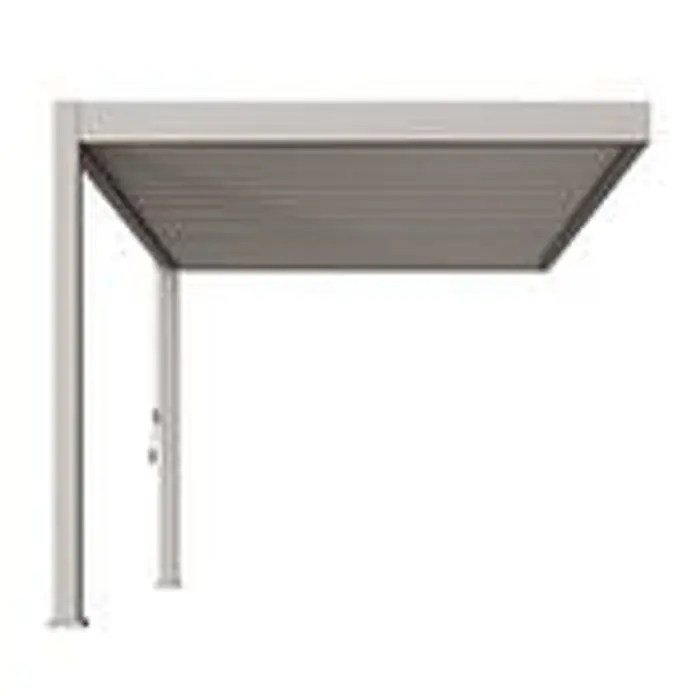 Weide Terrassenüberdachung - B x T: 360 m x 300 cm, Sand, Aluminum, Sand