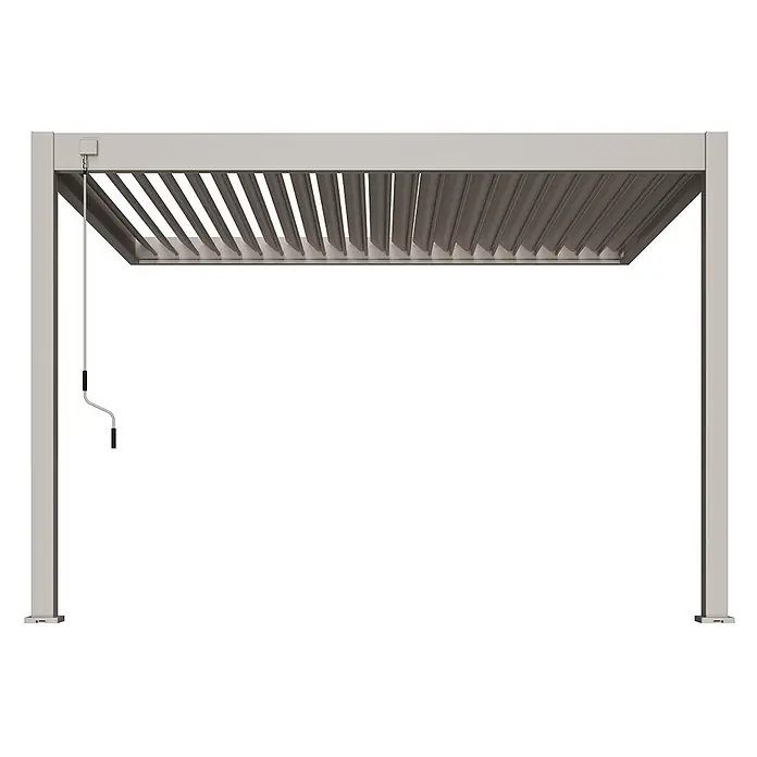 Weide Terrassenüberdachung - B x T: 360 m x 300 cm, Sand, Aluminum, Sand
