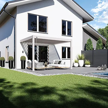 Weide  Terrassenüberdachung