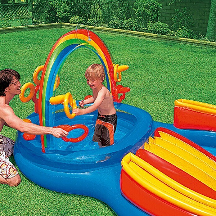 Intex Planschbecken Rainbow Ring (2 Pools, Gesamtvolumen: 428 l)