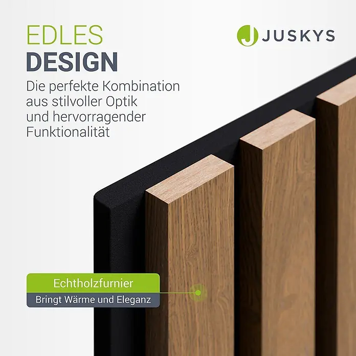 Juskys Wandpaneel - Braun, 120 x 60 mm