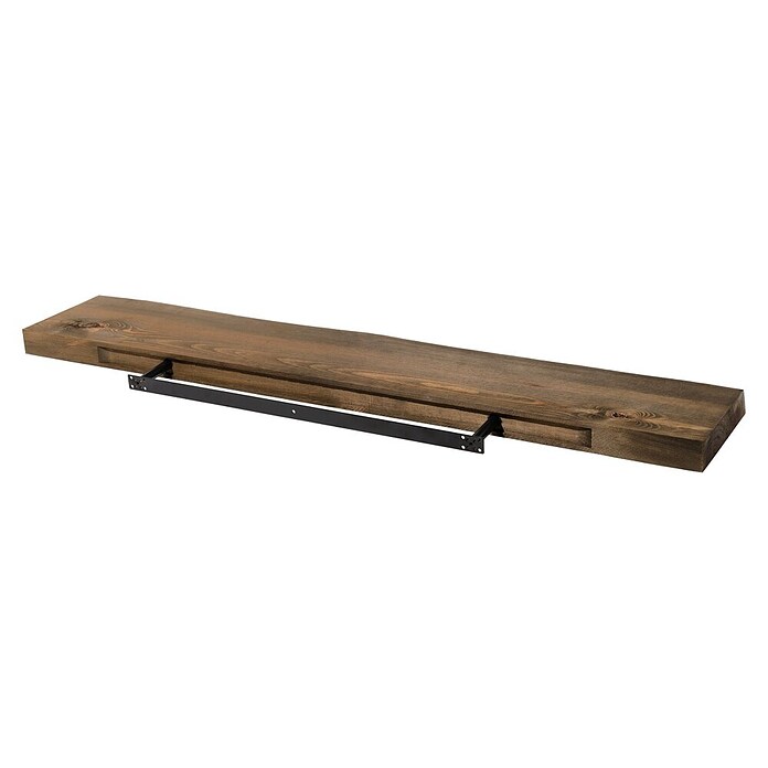 Wandplank Pekodom XL5 (Walnoot, l x d x h: 118 x 23,5 x 4,6 cm) | BAUHAUS