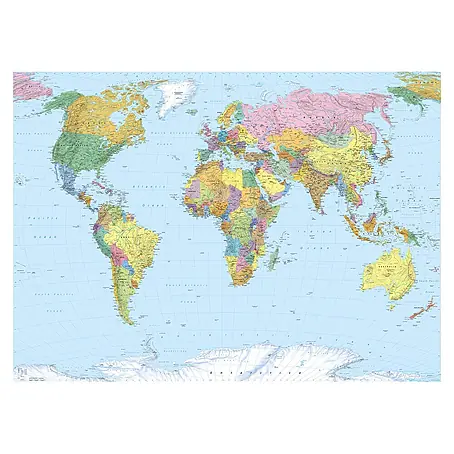 Komar  Fototapete World Map