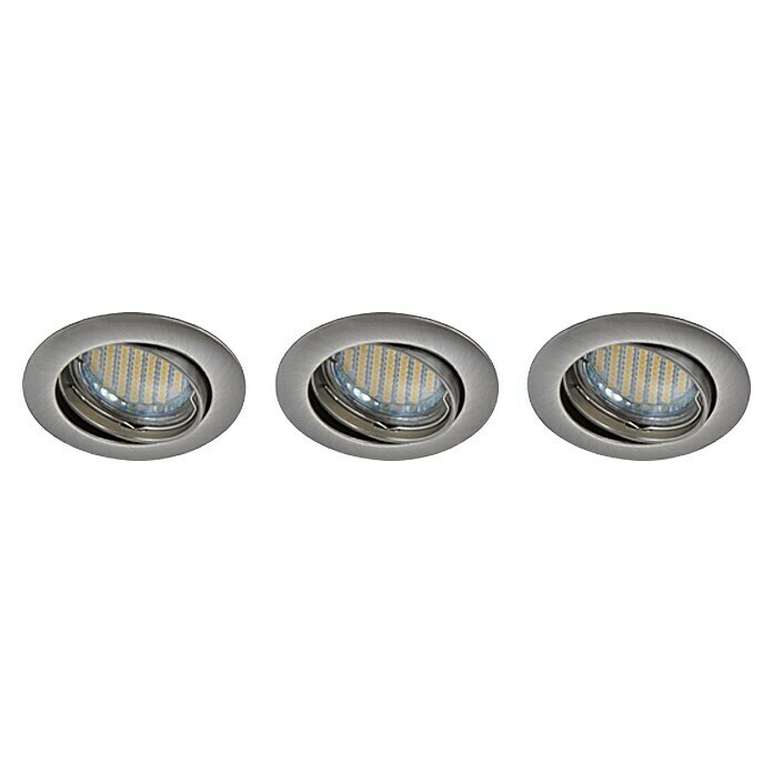 Tween Light Set de focos LED empotrables (Níquel mate, Potencia máx.: 9,6 W, LED)
