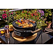 Kingstone Holzkohlegrill Kamado Tischgrill (Durchmesser Grillfläche: 29,5 cm, Schwarz) | BAUHAUS