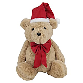 Figura decorativa Oso Balu (L x An x Al: 18 x 15 x 27 cm, Marrón, Textil, 1 ud.)