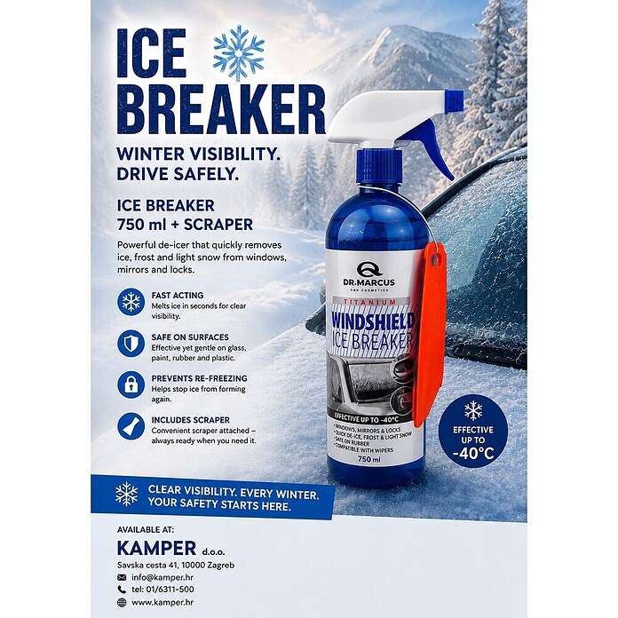 Odmrzovalnik oken s strglaom  (750 ml) | 2810 - Winterartikel | BDDI - Winter | BDD - Autozubehör | BD - Autozubehör | B - Werkz/Masch/Maschzubeh/Auto | BAUHAUS