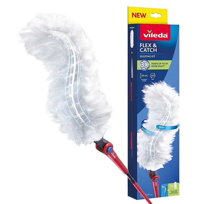Vileda Omelo Flex & Catch  (Material ščetin: Sintetična vlakna, 93 cm) | 7143 - Sonstige Trockenreinigungsger | HHCB - Trockenreinigungsgeräte | HHC - Reinigung | HH - Reinigung | H - Innendeko/Farben | BAUHAUS