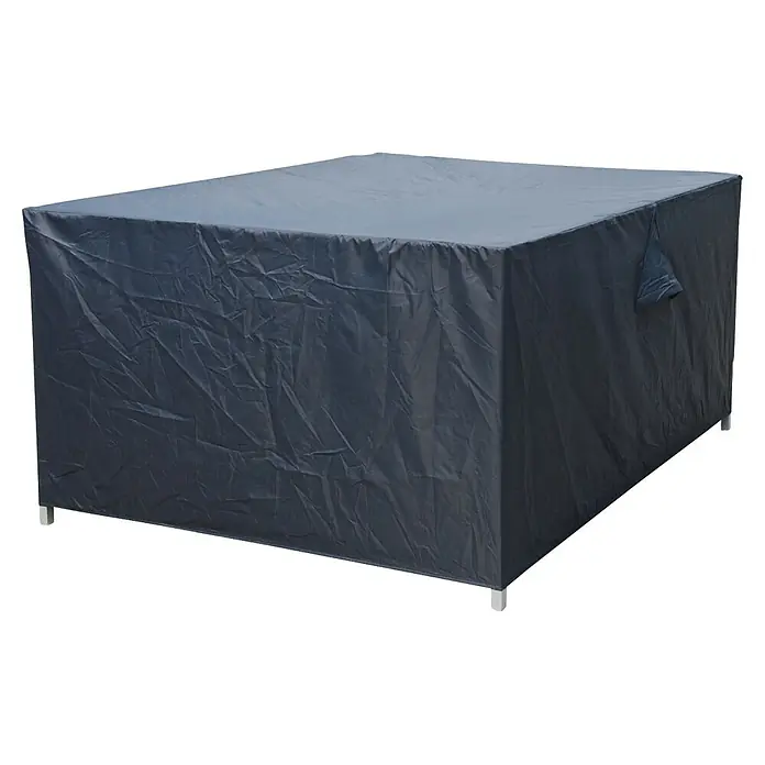 Garden Impressions Loungemöbel-Schutzhülle - L x B x H: 305 x 230 x 70 cm, 300D Ripstop-PES-Oxford, TPU-Beschichtung, Dunkelgrau - Dunkelgraue, rechteckige Gartenmöbelabdeckung aus strukturiertem Stoff mit Griff an einer Seite.