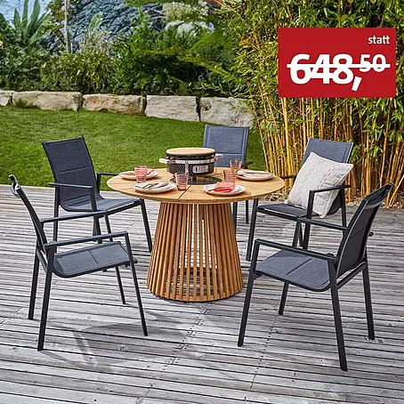 Sunfun  Gartenmöbel-Set Osby/Maja