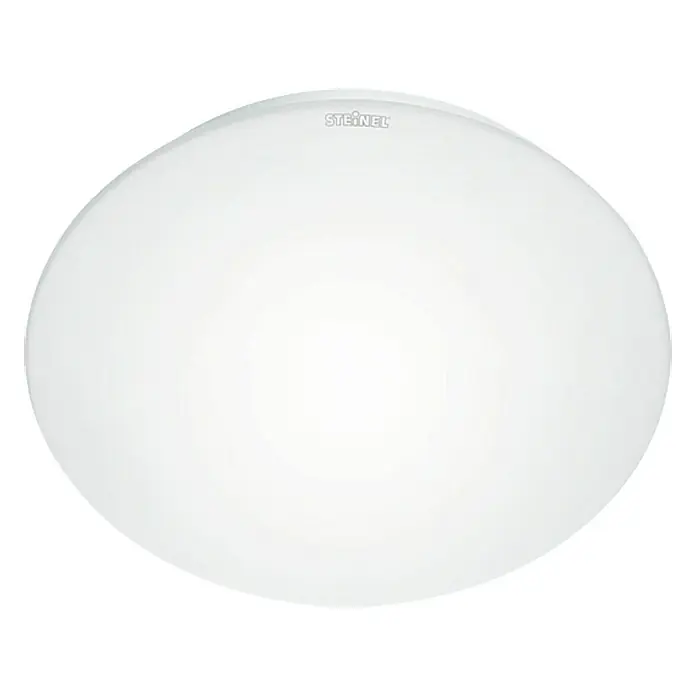 Steinel Sensor-Wand- & Deckenleuchte RS 16 L weiß - 60 W, L x B x H: 27,5 x 27,5 x 9,5 cm, Weiß, E27 - Weiße Steinel-Deckenleuchte für den Innenbereich, ideal für Flure und Treppenhäuser. Elegantes Design und energiesparende LED-Technologie für helle Beleuchtung.