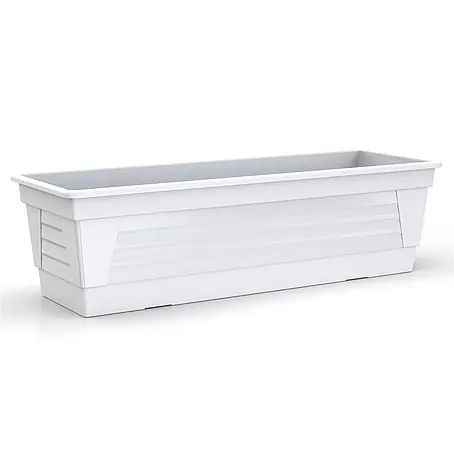 Plastard  Pflanzkasten 80 cm Weiß, Pflanzkasten, Balkonkasten
