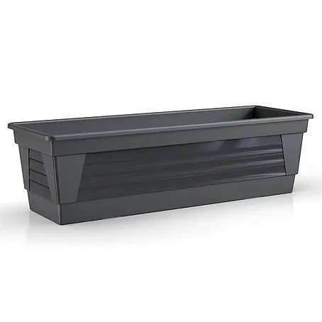 Plastard  Pflanzkasten 80 cm Anthrazit, Pflanzkasten, Balkonkasten