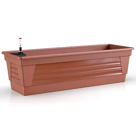 Plastard  Pflanzkasten 100 cm Terrakotta - Balkonkasten & Bewässerungssystem